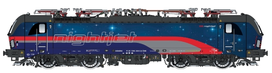 L.S. Models LS17913S - H0 - Elektrolok Rh 1293 200 Vectron Nightjet, ÖBB, Ep. VI - AC - Digial, Sound